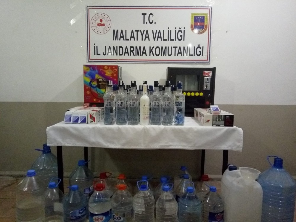 Malatya’da sahte içki operasyonu 