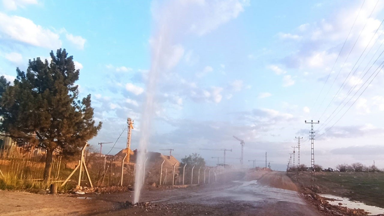 Malatya’da şaşırtan manzara