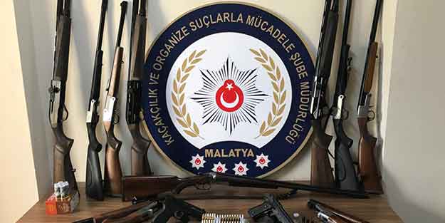 Malatya'da silah kaçakçıları yakalandı