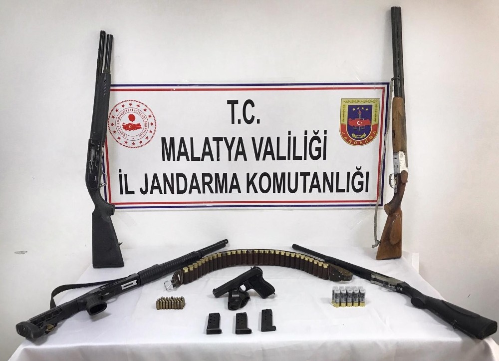 Malatya’da silah operasyonu 