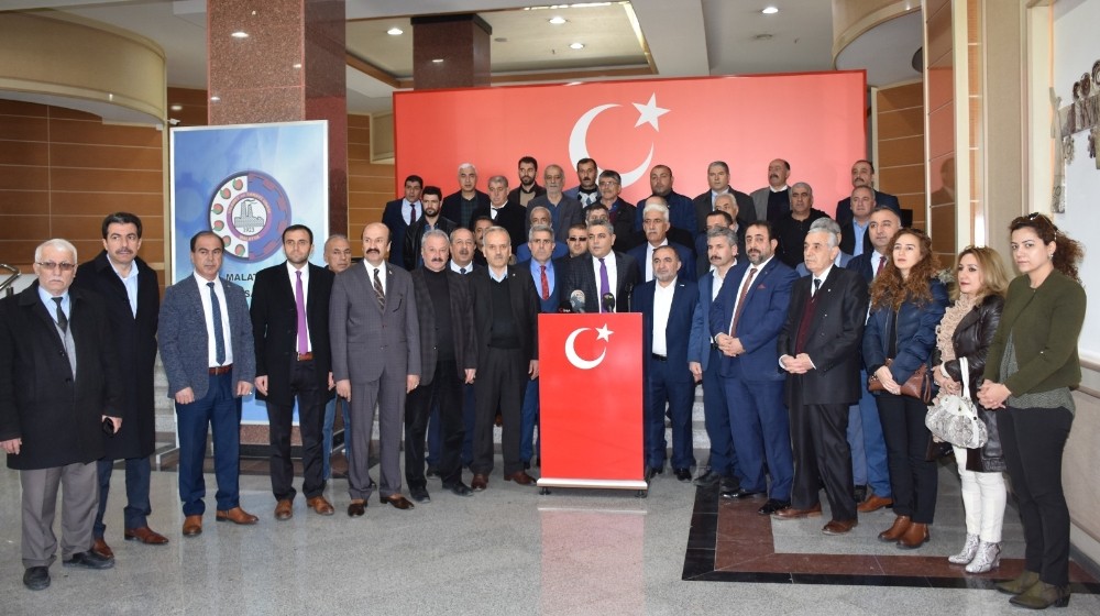 Malatya’da STK’lar Mehmetçik için tek yürek oldu 