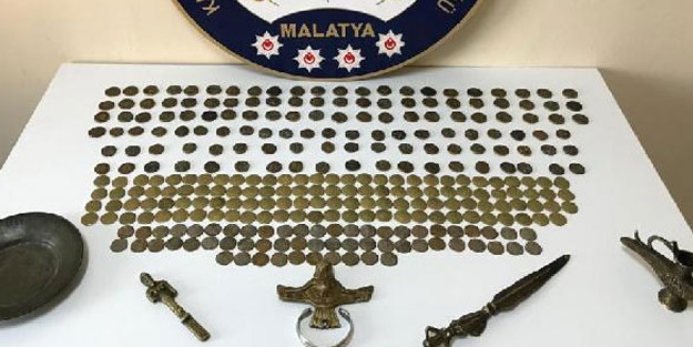 Malatya'da tarihi eser operasyonu: 2 gözaltı