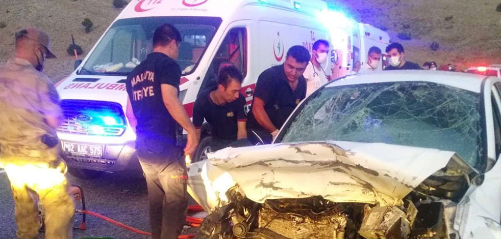 Malatya'da trafik kazası: 3 ölü 4 ağır yaralı