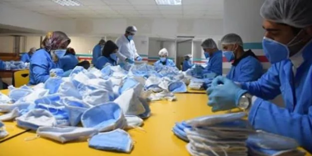 Malatya'da üretilen maske 1 milyarın üzerinde sipariş aldı