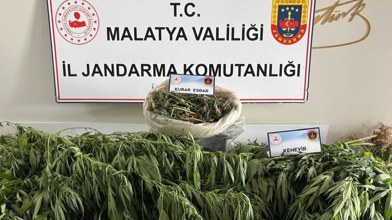 Malatya’da uyuşturucu operasyonu