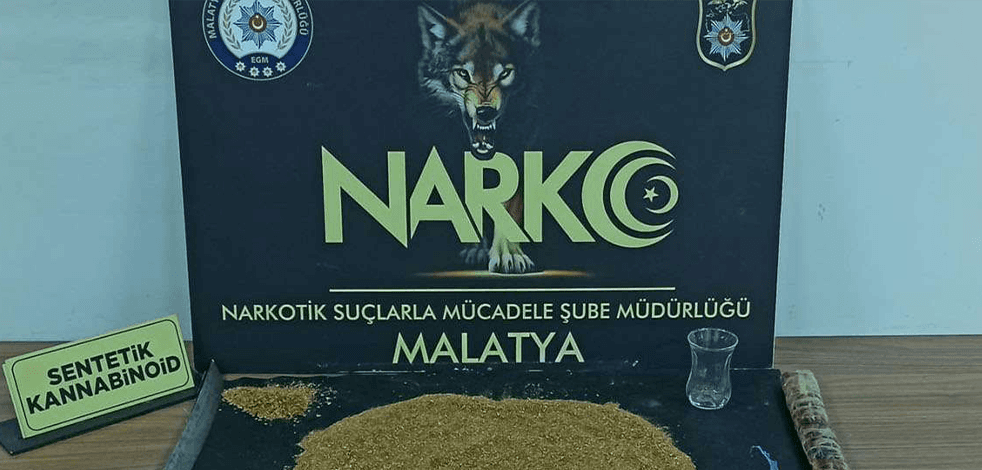 Malatya'da uyuşturucu operasyonunda 2 kişi yakalandı