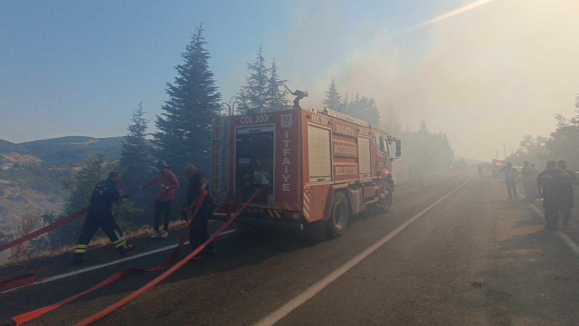 Malatya'daki orman yangınları kontrol altına alındı