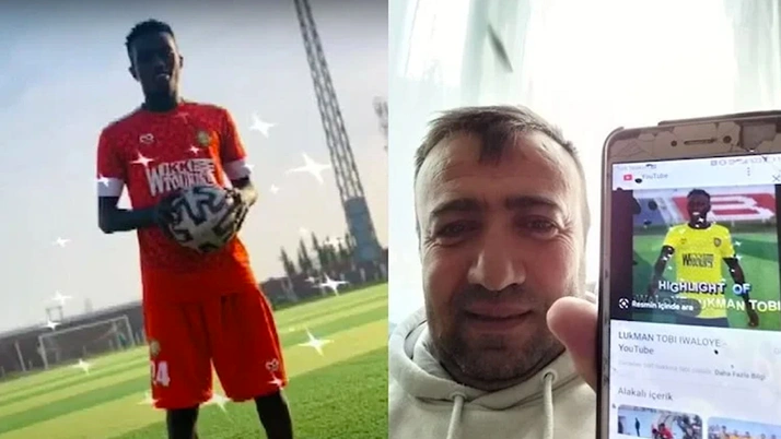 Malatyalı depremzedeye Nijeryalı futbolcu şoku! Bu nasıl iş