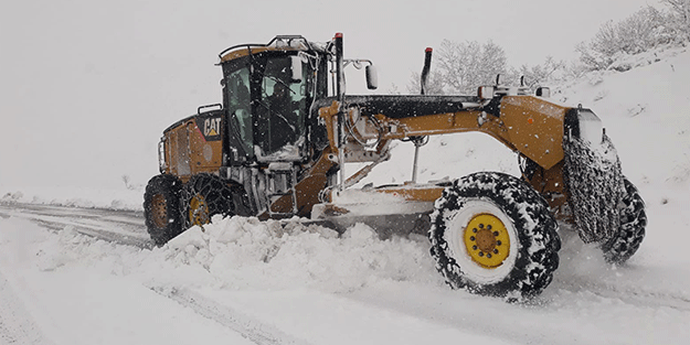 Malatya'nın yüksek kesimlerinde kar etkili oluyor