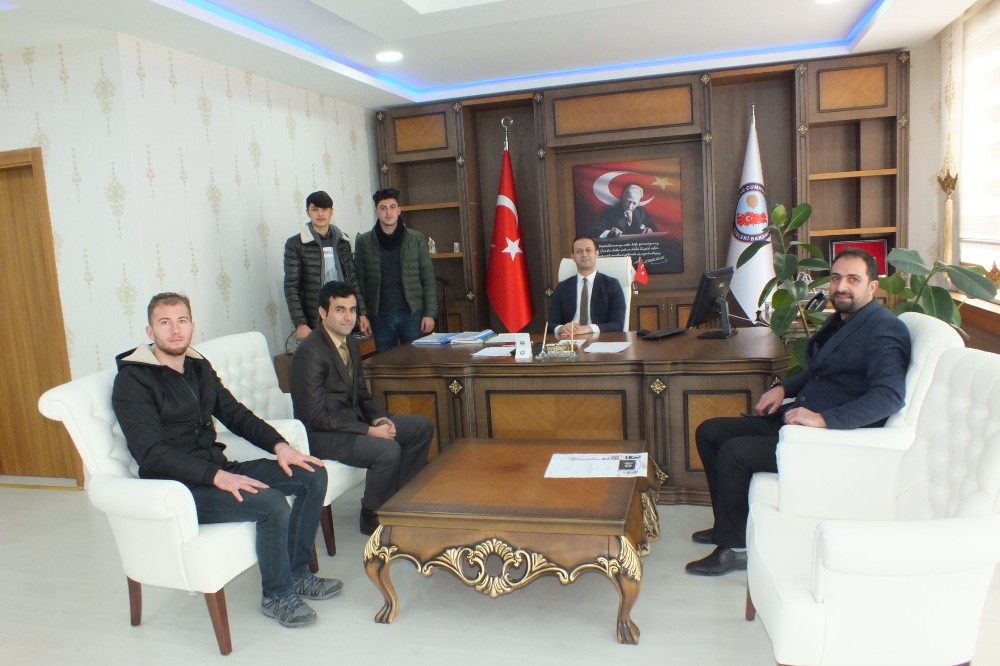 Malazgirt Spor Kulübünden Kaymakam Yalçın’a ziyaret 