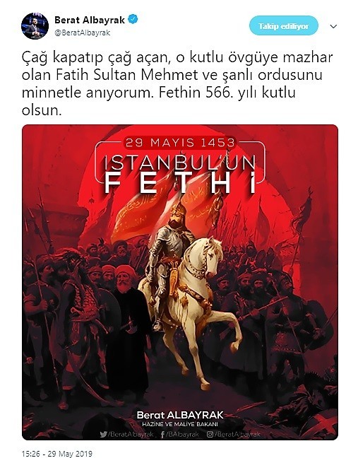 Maliye ve Hazine Bakanı Albayrak: 