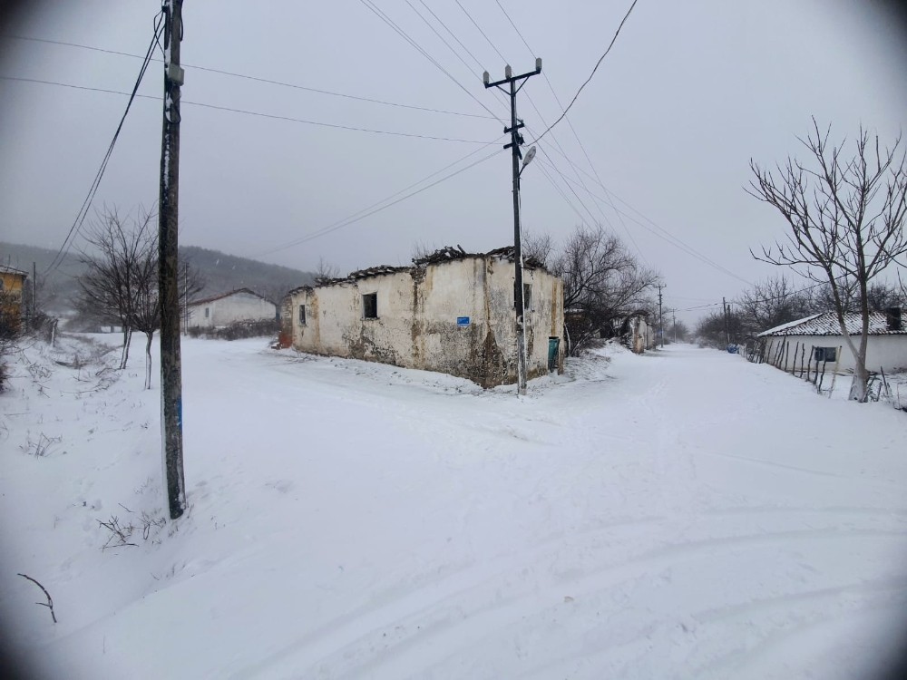 Malkara ve Şarköy’de kar yağışı 