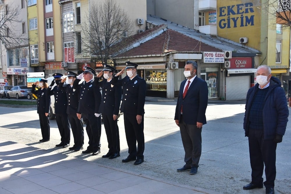 Malkara’da Türk Polis Teşkilatı’nın 175. kuruluş yıl dönümü töreni 
