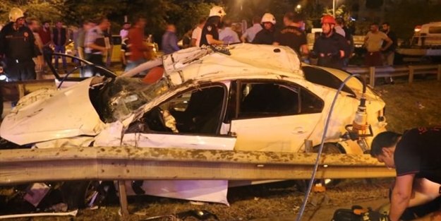 Maltepe'de dehşet kaza: 1 ölü, 5 yaralı