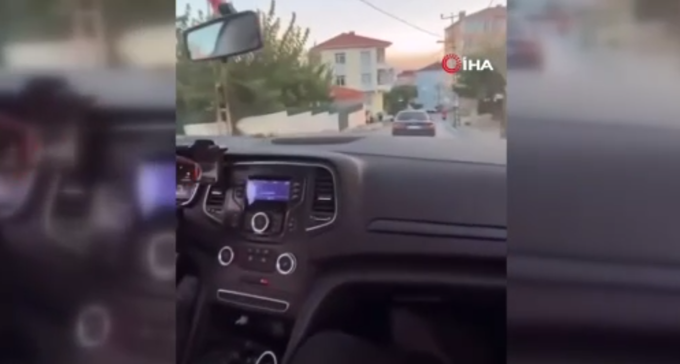 Maltepe'de drift anları kamerada