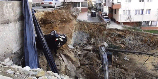 Maltepe’de göçük! 7 Katlı bina boşaltıldı…