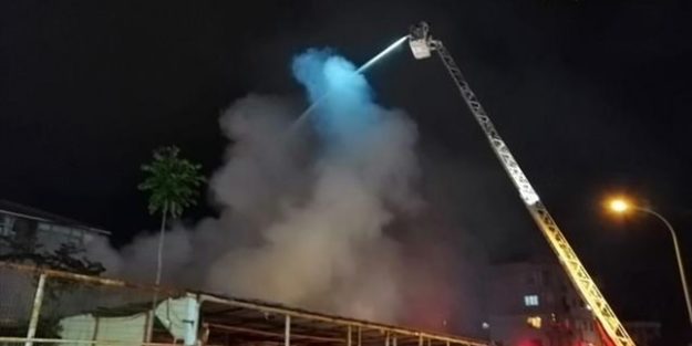 Maltepe'de korkutan yangın
