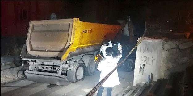 Maltepe'de polis aracına çarpıp kaçan hafriyat kamyonu sürücüsü yakalandı