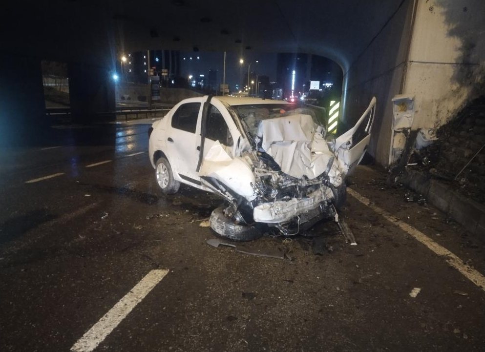 Maltepe'de trafik kazası: 1 ağır yaralı
