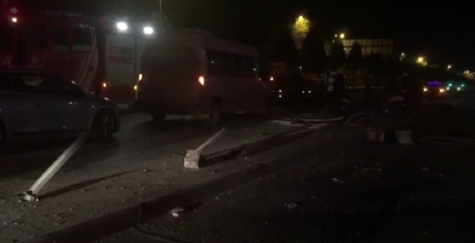 Maltepe'de trafik kazası: 1 yaralı