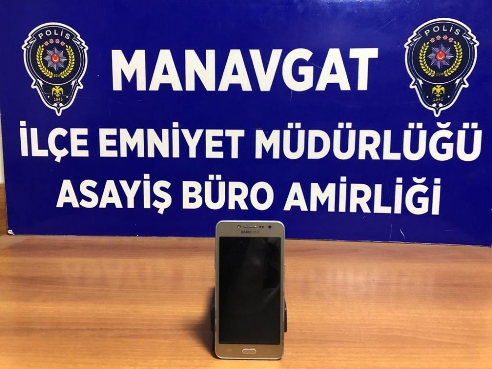 Manavgat’ta cep telefonu hırsızı tutuklandı 