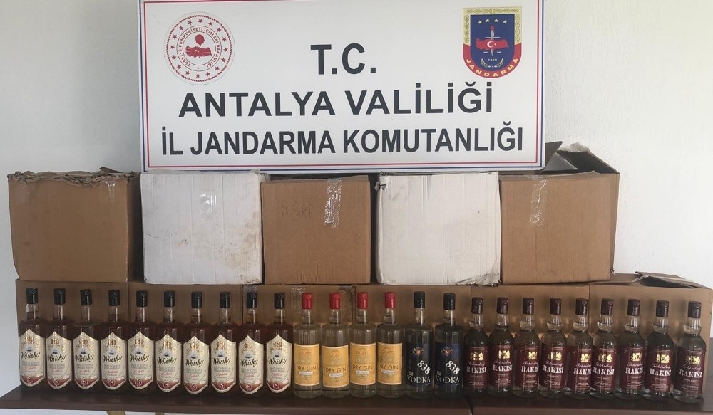 Manavgat’ta sahte içki operasyonu 