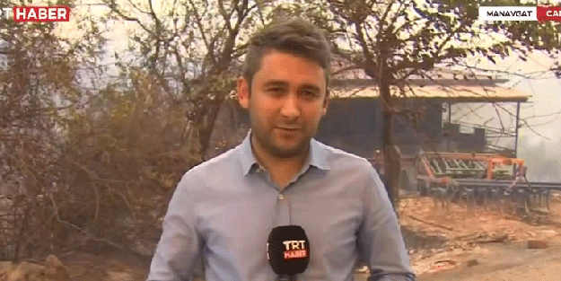 Manavgat’taki felaketi sunan TRT muhabiri gözyaşlarına hakim olamadı