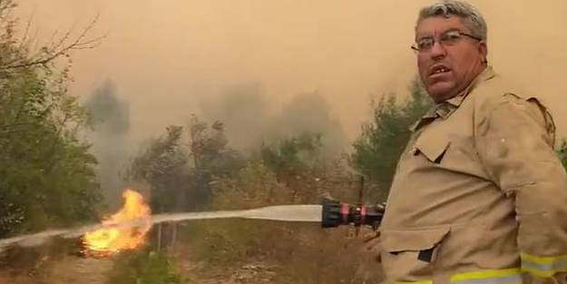 Manavgat'taki orman yangını şehidinin son görüntüleri ortaya çıktı