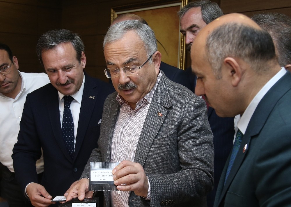Manda boynuzundan tarak 