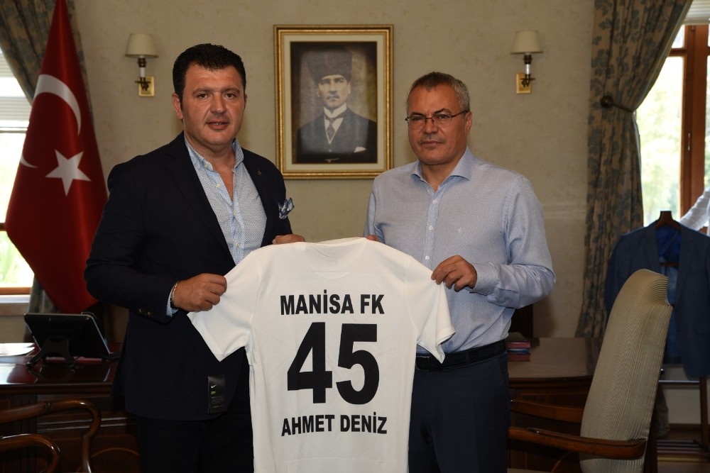 Manisa FK’dan Vali Daşöz’e ziyaret 