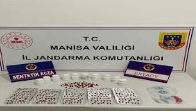 Manisa'da bin 216 adet sentetik hap ele geçirildi