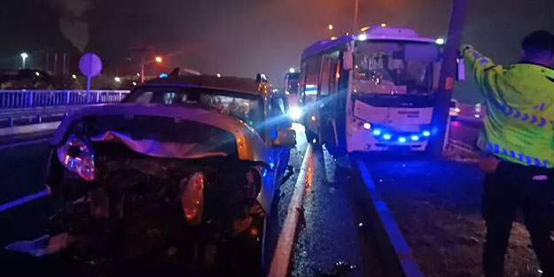 Manisa'da feci kaza: 10 yaralı