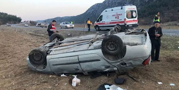 Manisa'da feci kaza: 5 yaralı