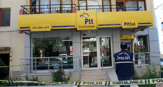 Manisa'da güpegündüz PTT soygunu