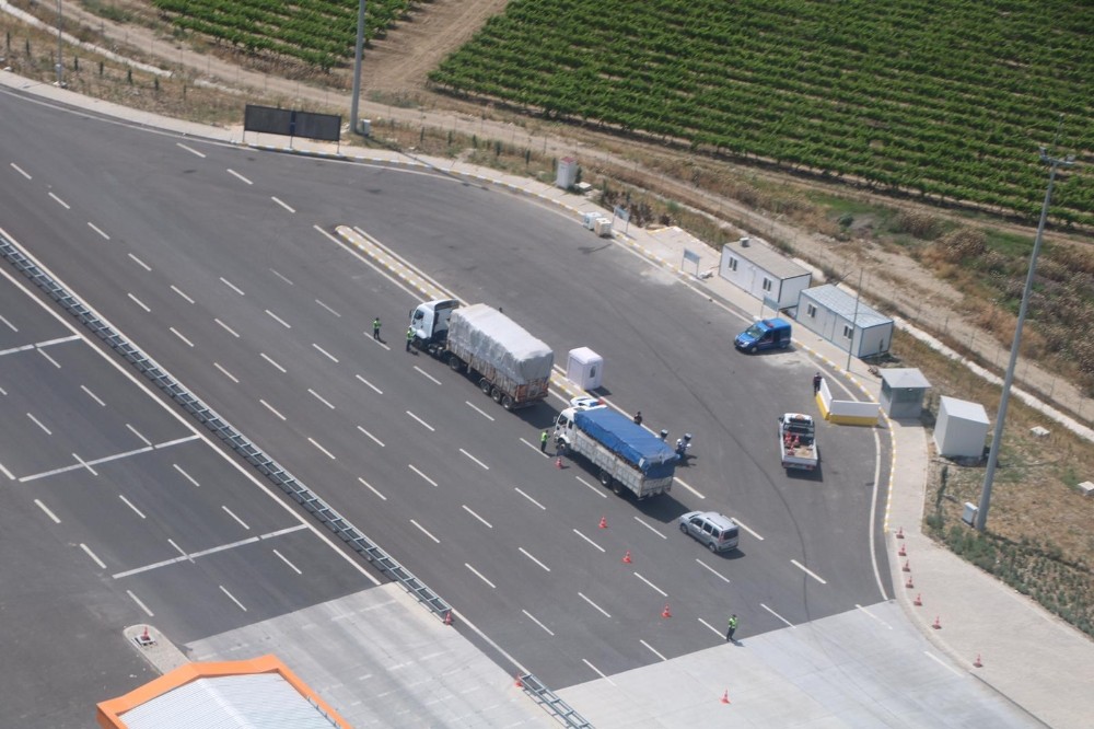 Manisa’da havadan trafik denetimi 