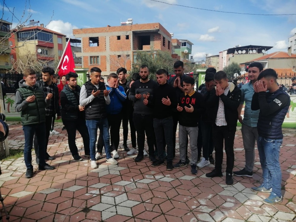 Manisa’da İdlib şehitleri için mevlidi şerif okutuldu 