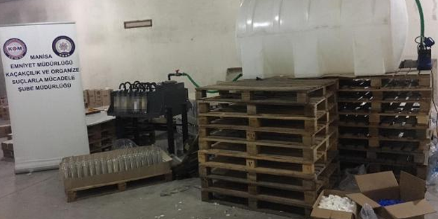 Manisa'da kaçak içki operasyonu! 7 gözaltı