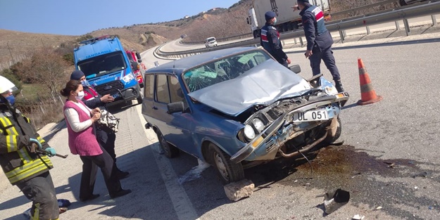 Manisa'da kaza: 1 ölü, 1 yaralı