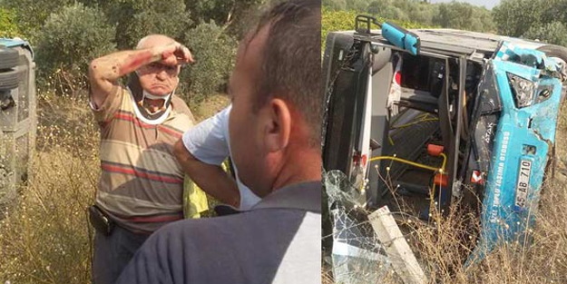 Manisa'da korkunç kaza! 2'si ağır 24 kişi yaralandı