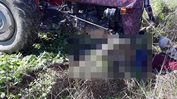Manisa'da kullandığı traktörün altında kalan çiftçi hayatını kaybetti