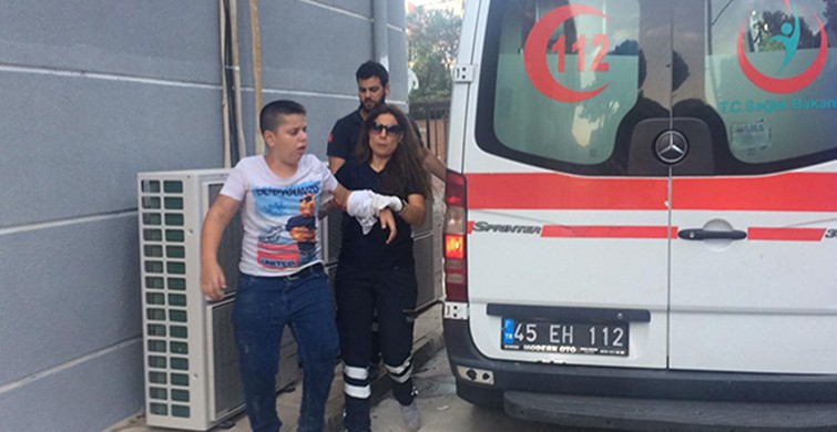 Manisa’da kuyuya düşen çocuğu itfaiye kurtardı