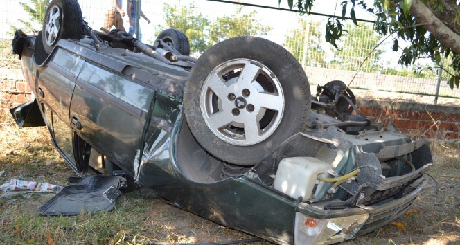 Takla atıp, bahçeye uçtu