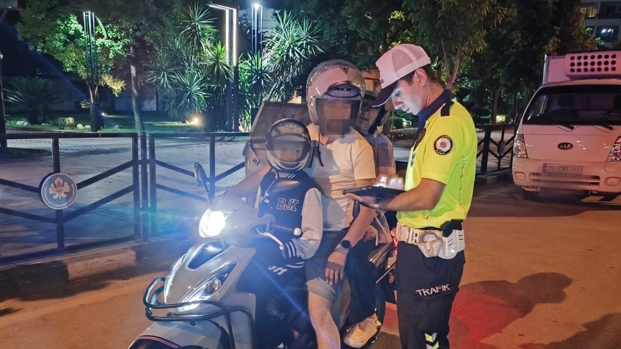 Manisa’da motosiklet denetimlerinde 598 sürücüye ceza