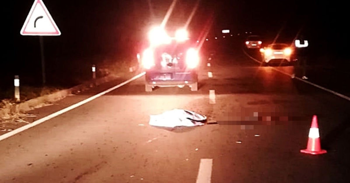 Manisa'da otomobilin çarptığı yaya öldü