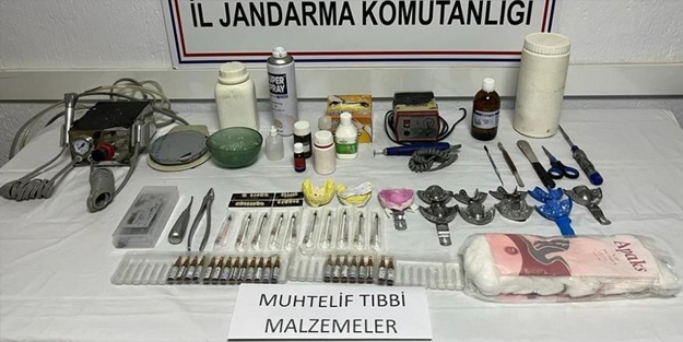 Manisa'da seyyar sahte dişçilere suçüstü