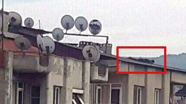 Manisa'da tedbirsiz anten tamirine zabıta müdahalesi