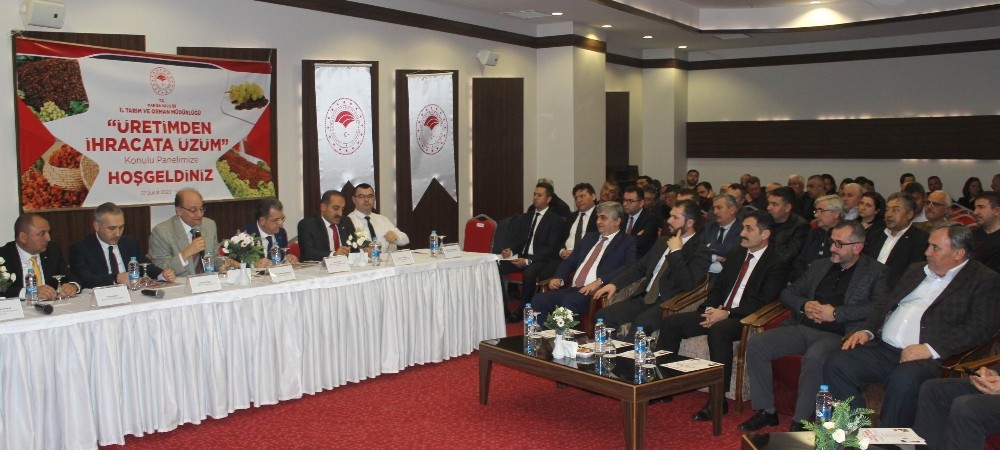 Manisa’da ’Üretimden ihracata üzüm’ konuşuldu 