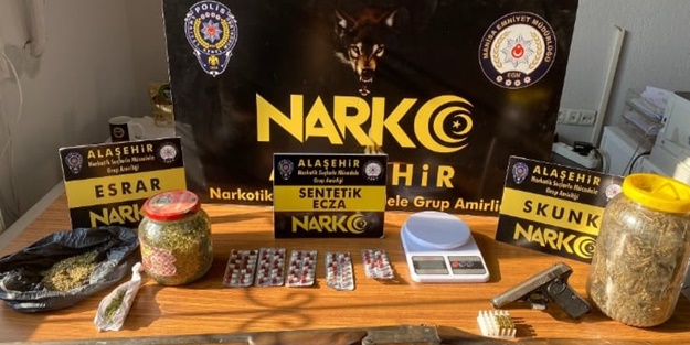 Manisa'da uyuşturucu operasyonu
