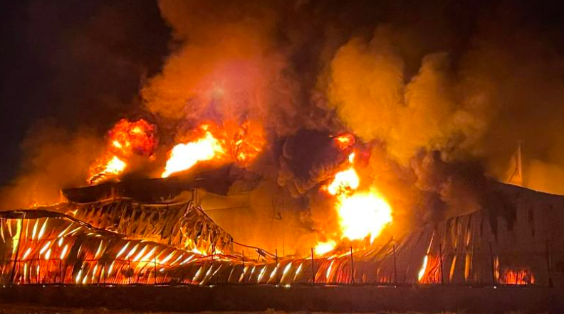 Manisa’daki fabrika yangını kontrol altına alındı