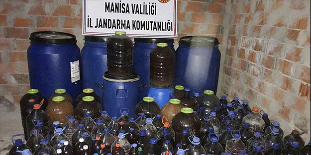 Kaçak ve sahte içki operasyonunda iki kişi yakalandı